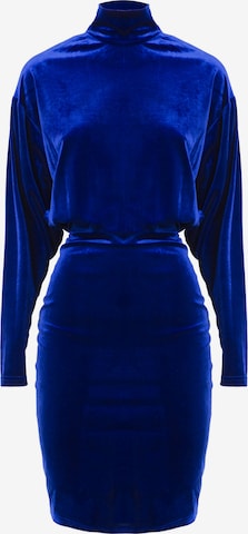 Robe Influencer en bleu : devant