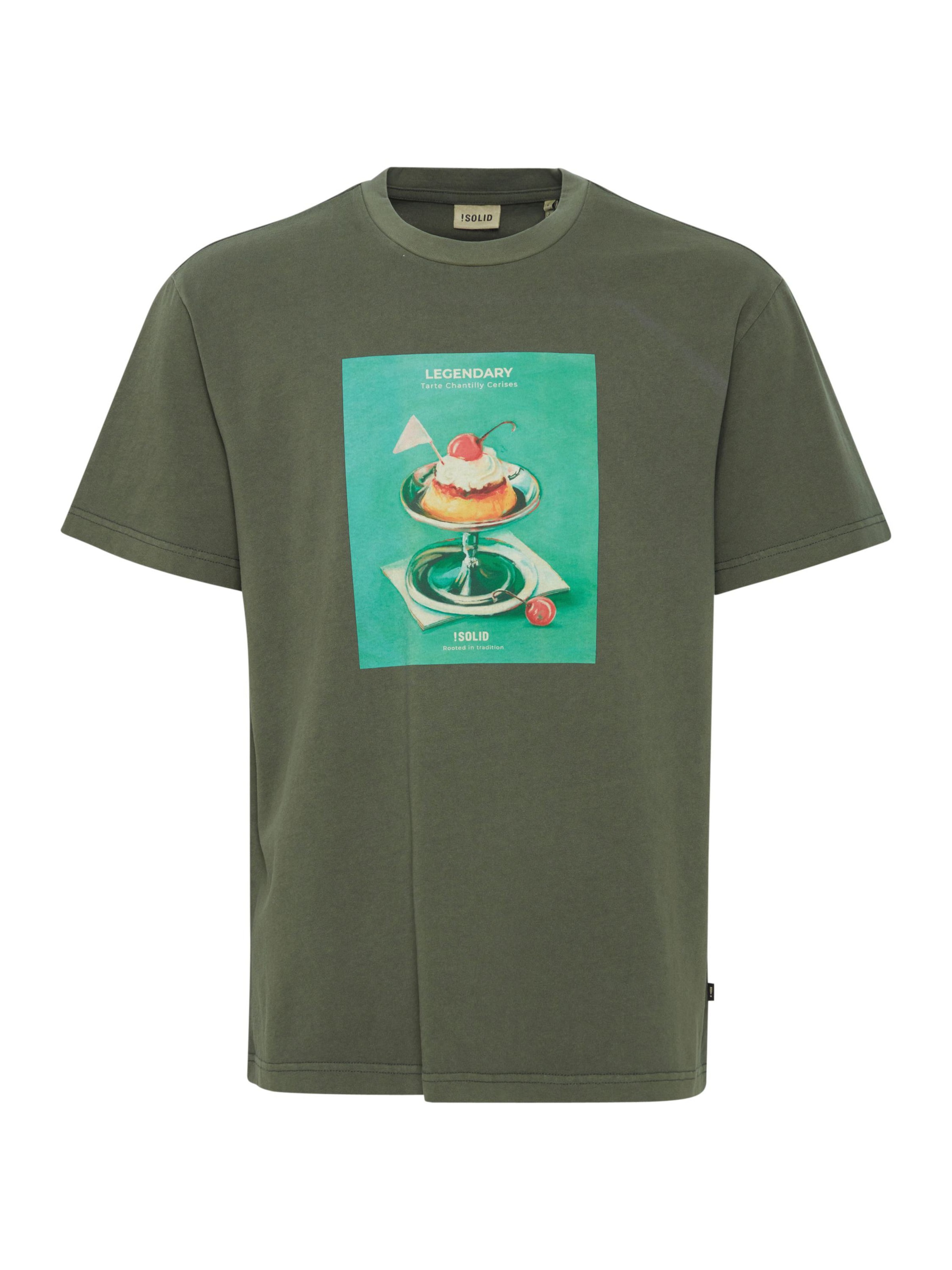 !Solid - Camisa 'Nong' em verde: frente