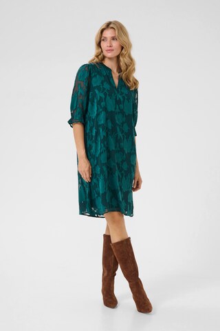 Robe Cream en bleu