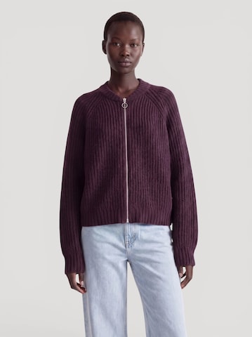 Cardigan 'Rani' EDITED en violet : devant