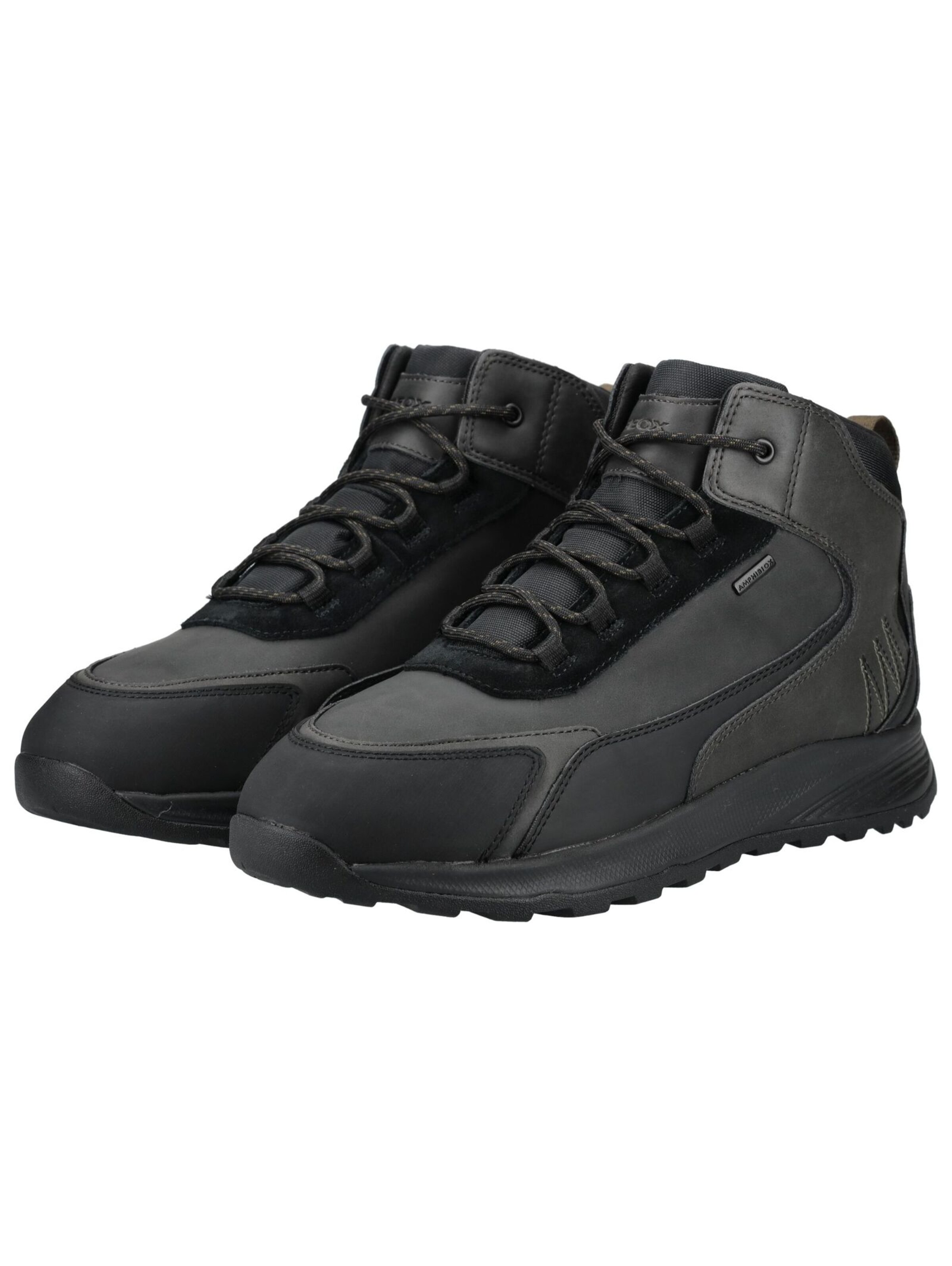 GEOX Lace-Up Boots in Black