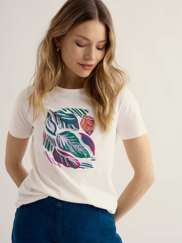 Seasalt Cornwall Paita 'Printing Ink' värissä valkoinen: etupuoli