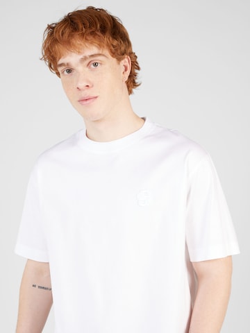 T-Shirt 'Tames 10' BOSS Black en blanc