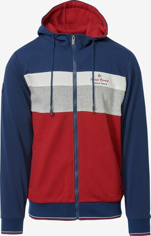 KOROSHI Sweat jacket in Blue: front