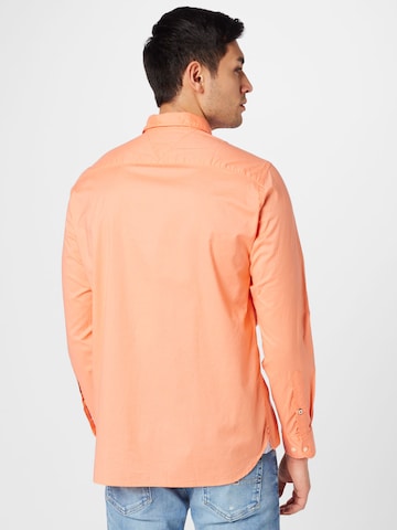 TOMMY HILFIGER Regular fit Button Up Shirt in Orange