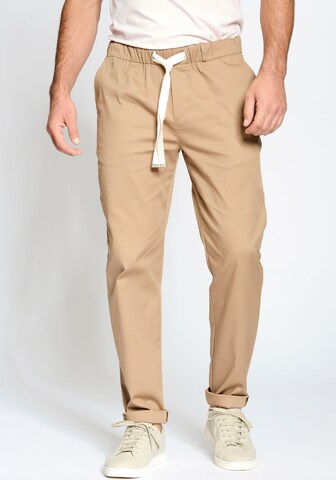 Gang Pants in Beige: front