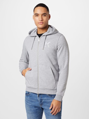 Karl Lagerfeld Sweat jacket in Grey: front