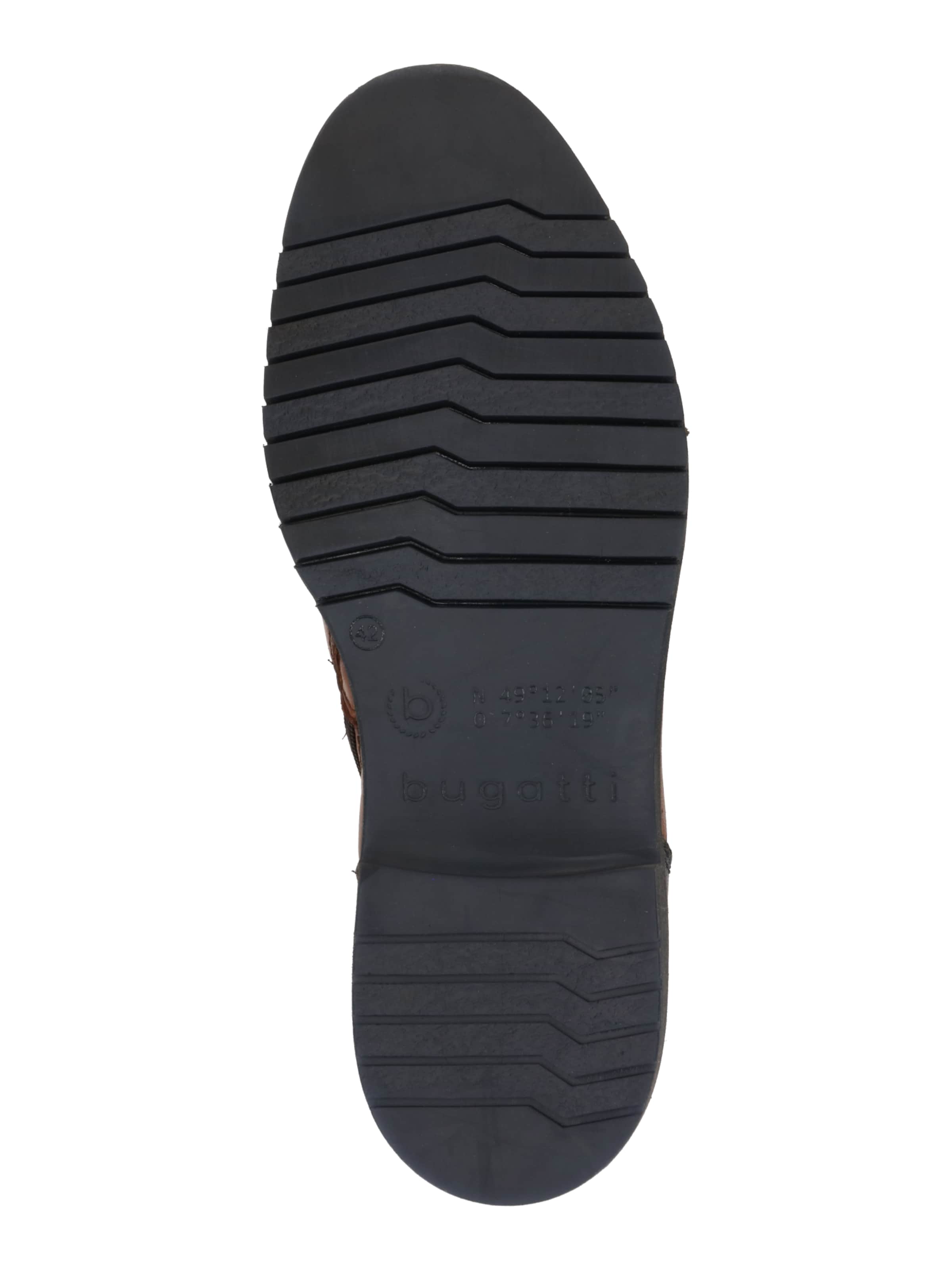 bugatti Buty sznurowane w kolorze brązowy