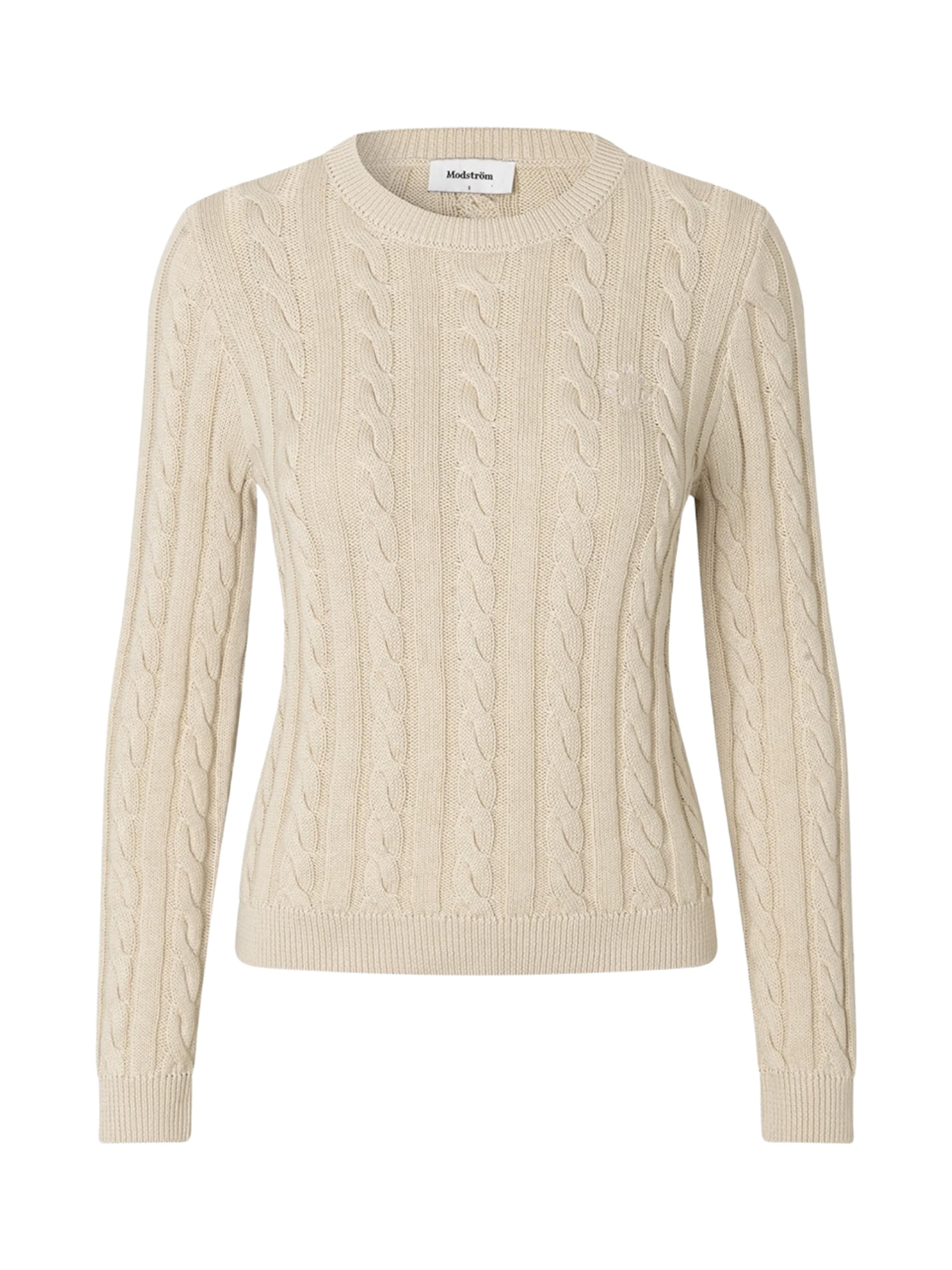 Pull-over ' Sabremd ' modström en beige : devant