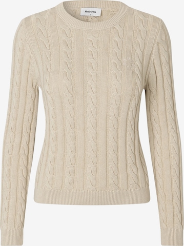 Pull-over ' Sabremd ' modström en beige : devant