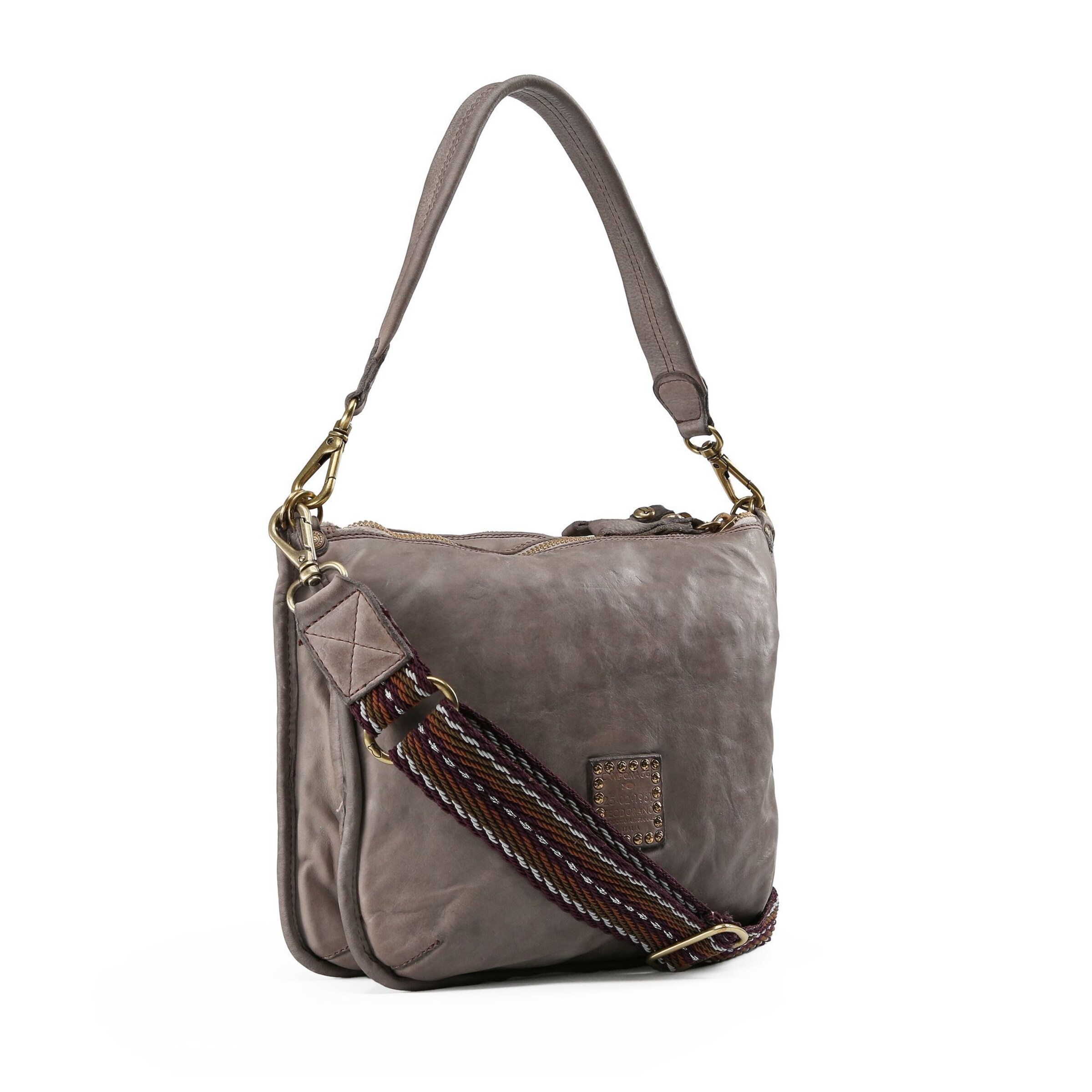 Sac bandoulière Campomaggi en gris