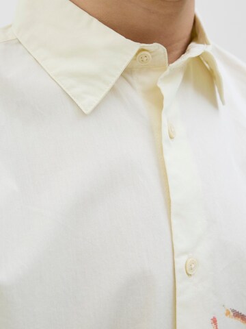 Coupe regular Chemise Jack & Jones Junior en blanc