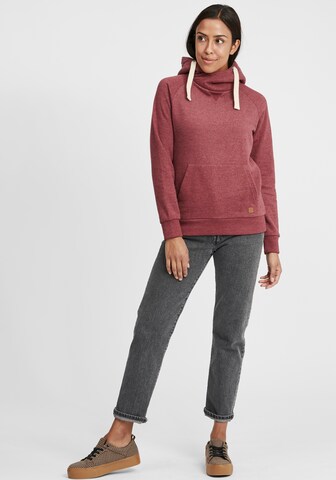 Oxmo Pullover 'Julia Pile' in Rot
