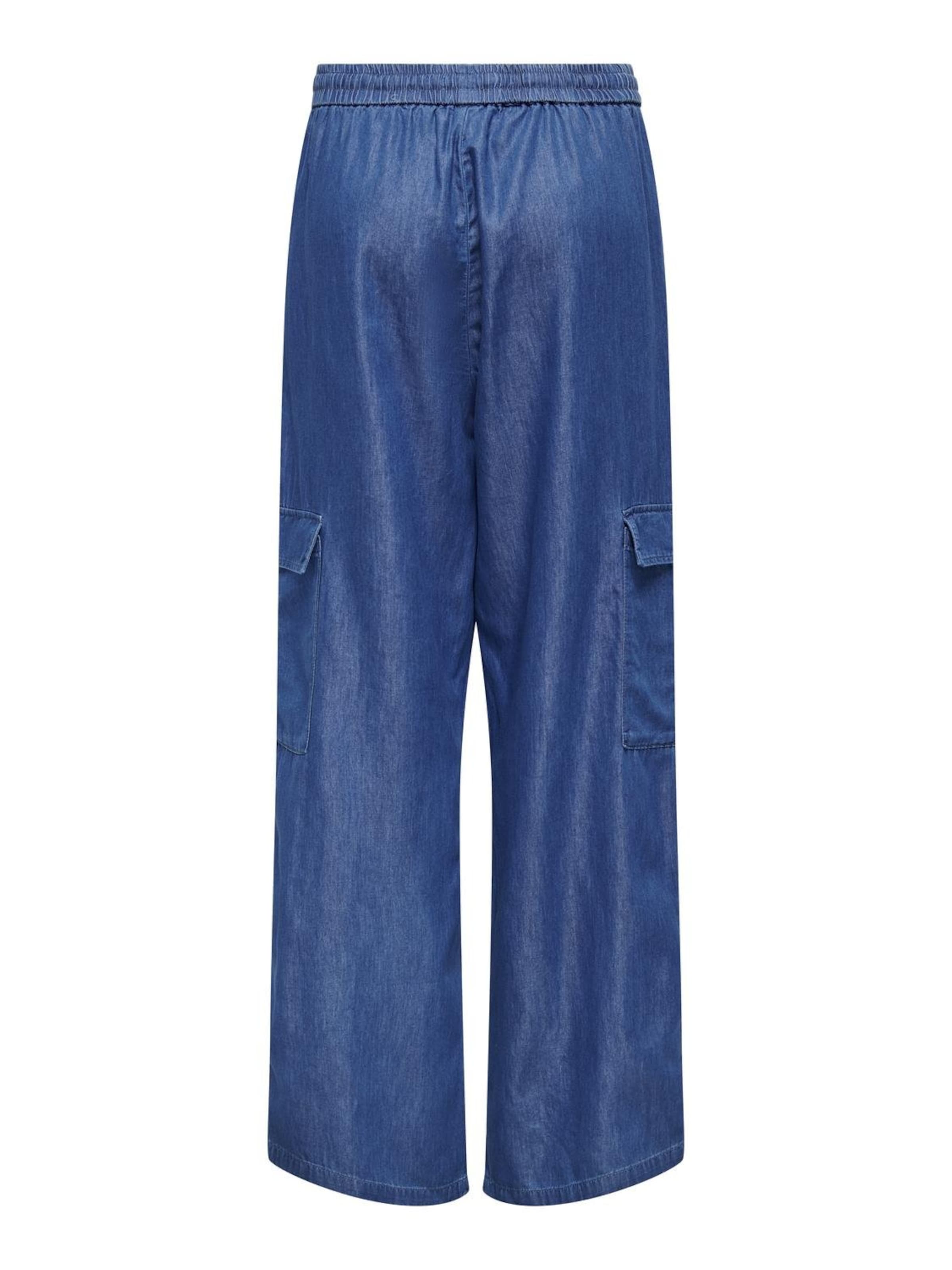 ONLY Wide Leg Jeans  'MARLA' in Blau