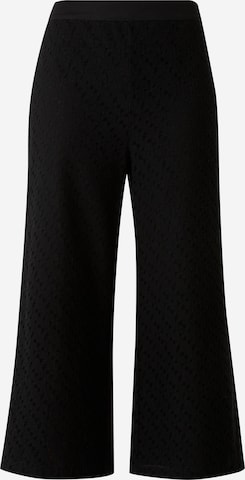 COMMA Wide leg Pants in Black: front