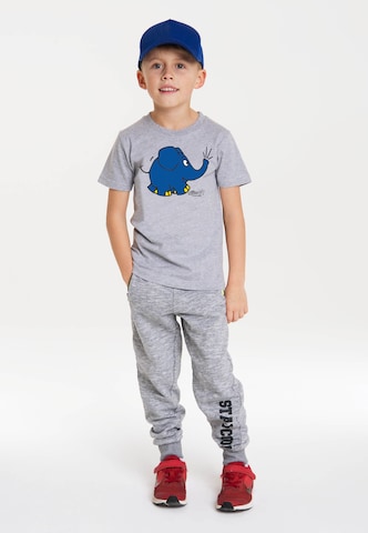 LOGOSHIRT T-Shirt 'Die Sendung mit der Maus - Elefant Törö' in Grau
