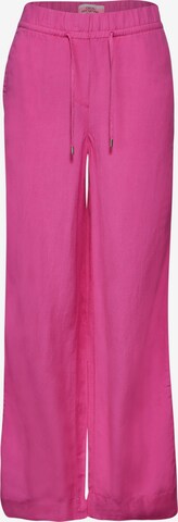 CECIL Wide leg Pants 'Neele' in Pink: front