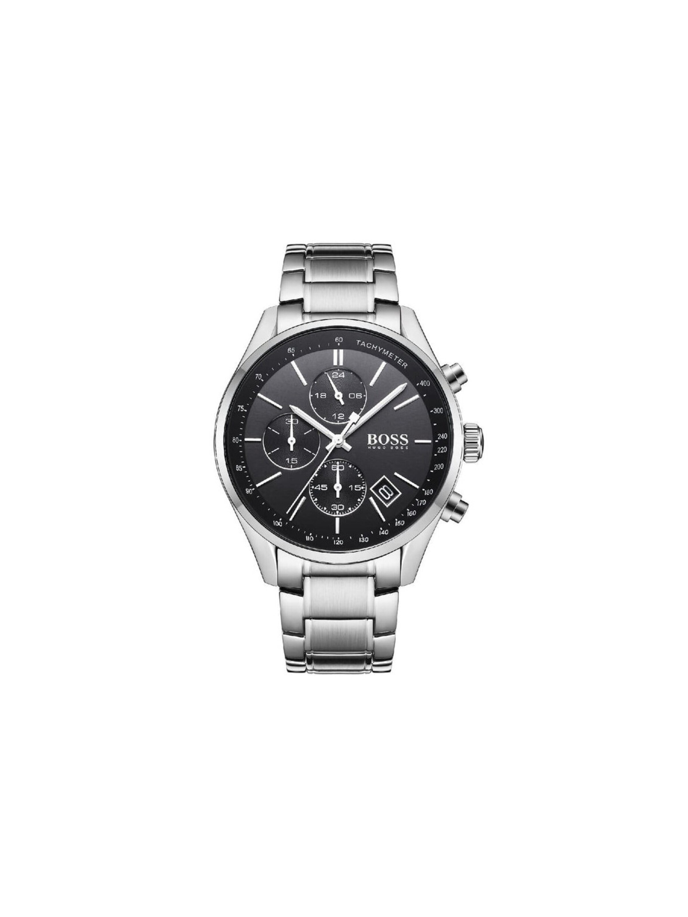 HUGO BOSS - Reloj analógico 'Montre Hugo Boss Homme Grand prix 1513477 chronographe' en gris: frente