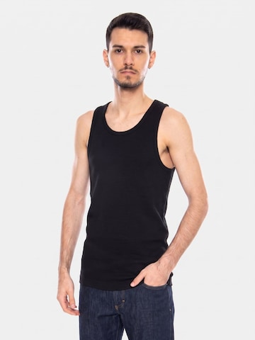 Lee Shirt 'Ribbed Tank Black' in Black: front