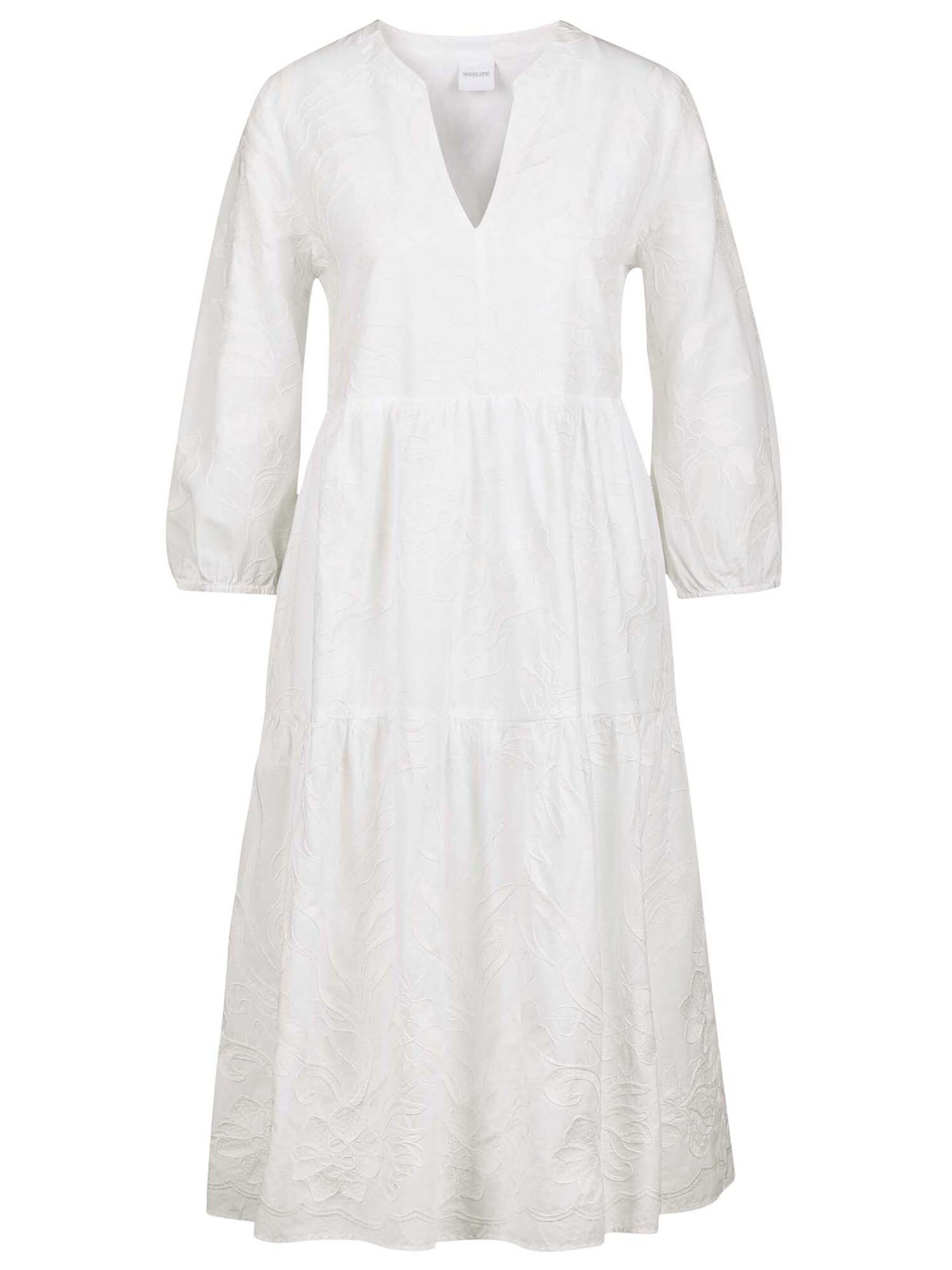 MADELEINE Robe d’été en blanc, Vue avec produit