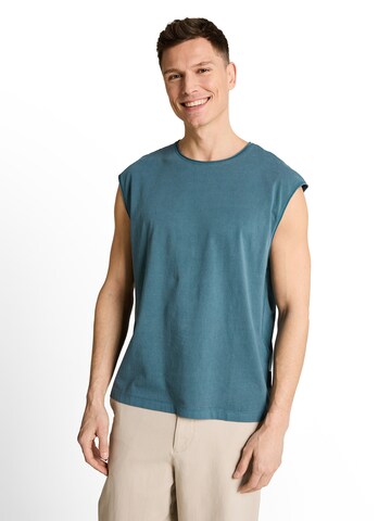 TOM TAILOR DENIM Top in Grün: Vorderseite
