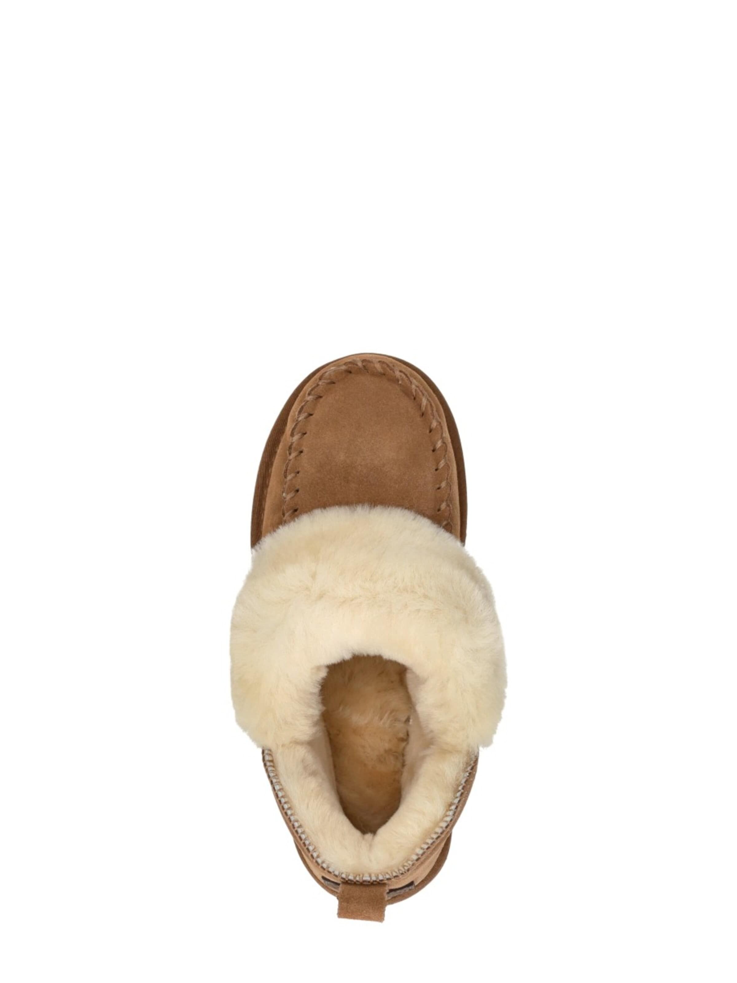 Warmbat Huisschoenen 'Wiluna' in Bruin