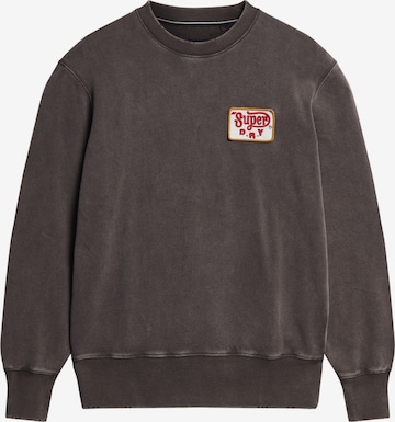 Superdry Sweatshirt in Bruin: voorkant