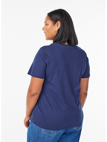 Zizzi Shirt 'VCHarlin' in Blue