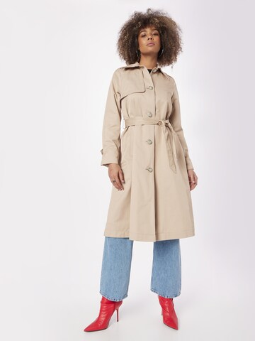 CINQUE Between-Seasons Coat 'JODA' in Beige: front