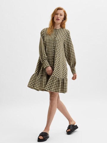 SELECTED FEMME Shirt Dress 'Lucilla' in Brown