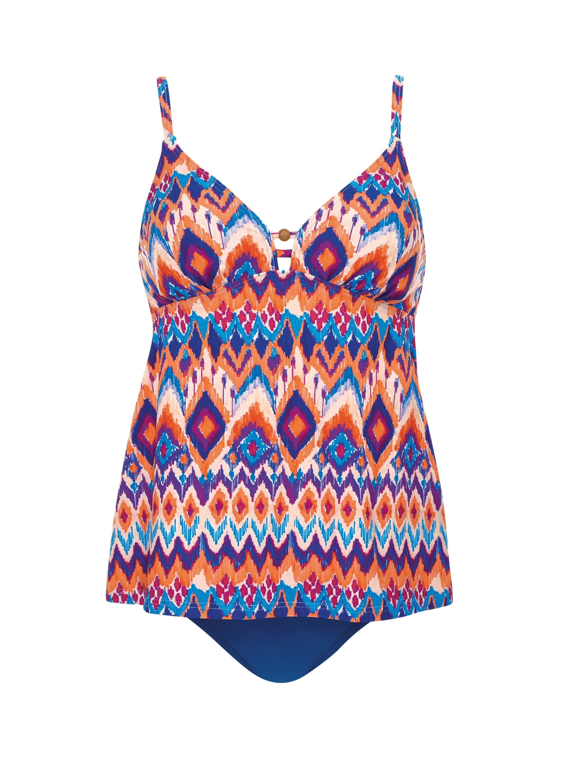OLYMPIA Bustier Tankini i blandingsfarvet: forside