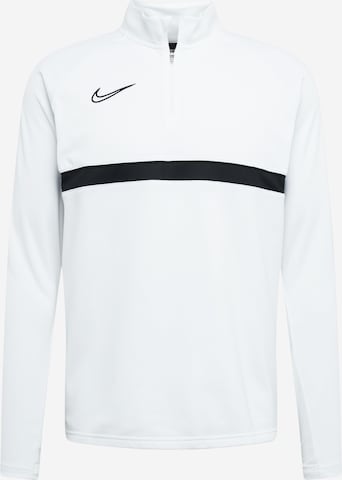 NIKE Sportsweatshirt 'Academy' in Weiß: predná strana