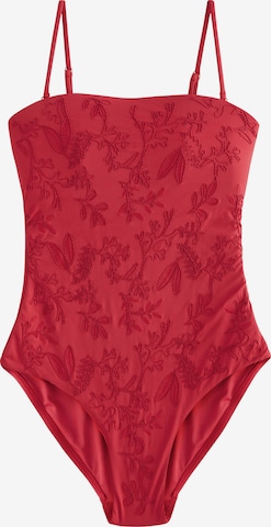 Next Bandeau Uimapuku värissä punainen: etupuoli