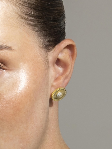 Luxenter Øreringe 'OLIE' i hvid