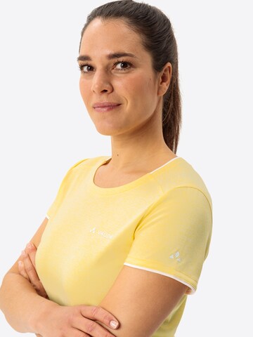 VAUDE Performance shirt 'Essential' in Yellow