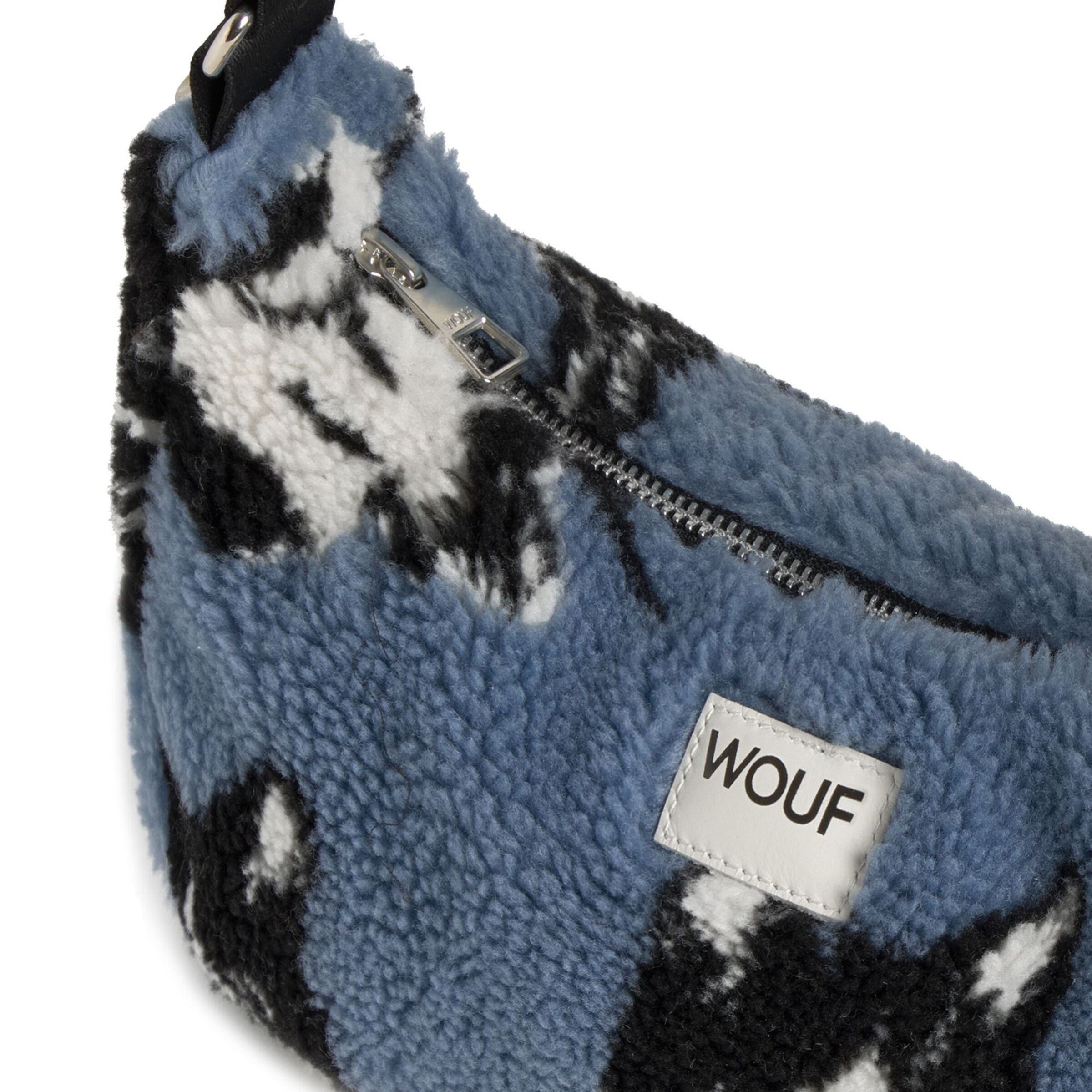 Wouf Shoulder Bag 'Teddy' in Blue