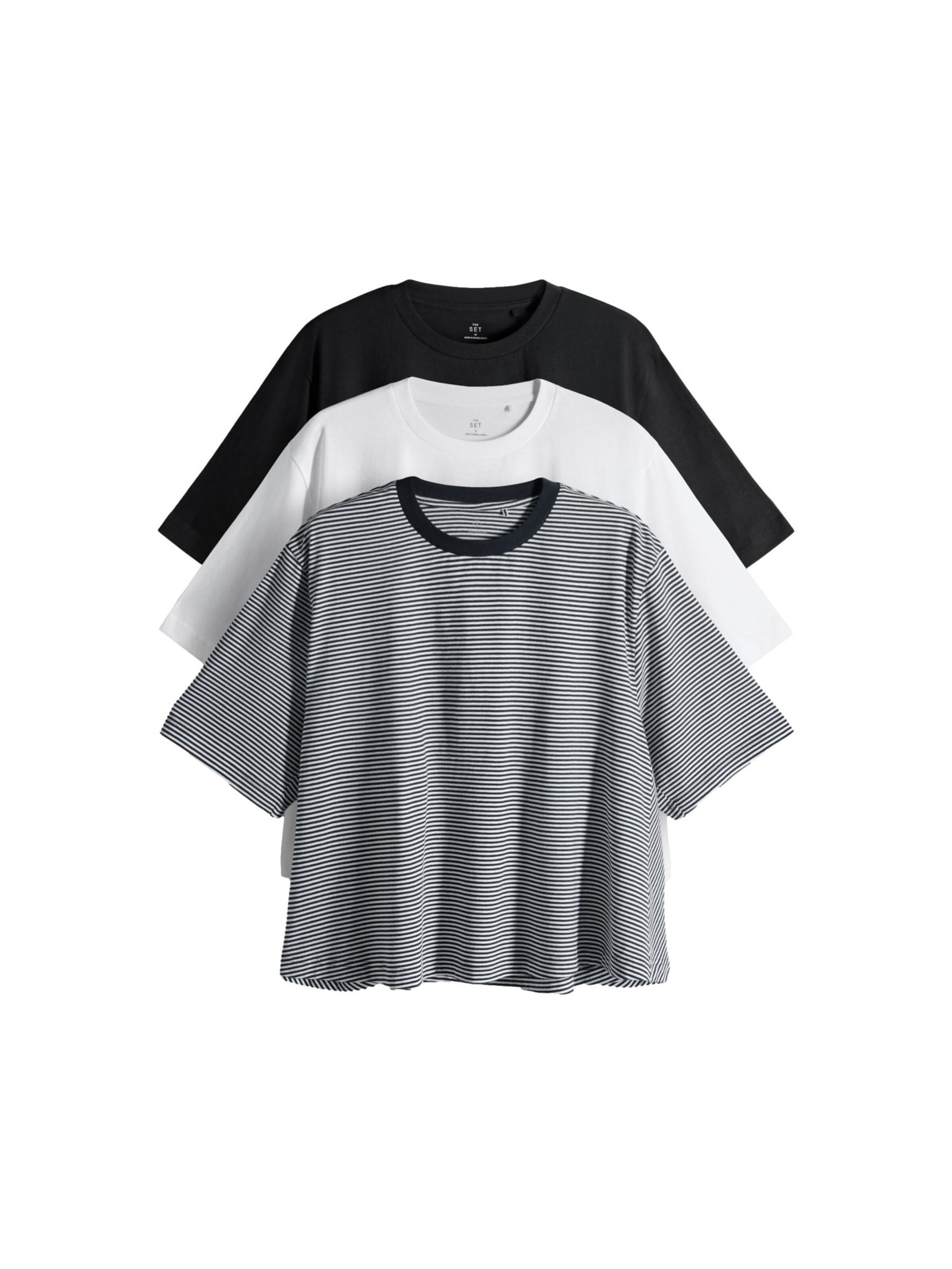 The Set - Camisa em preto: frente