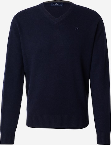 Hackett London Svetr – modrá: přední strana