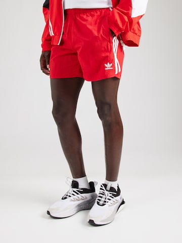 ADIDAS ORIGINALS Normalny krój Spodnie 'Adicolor Classics Sprinter' w kolorze czerwony: przód