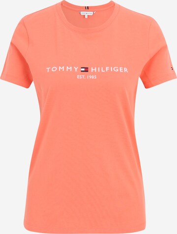 TOMMY HILFIGER Tričko – oranžová: přední strana