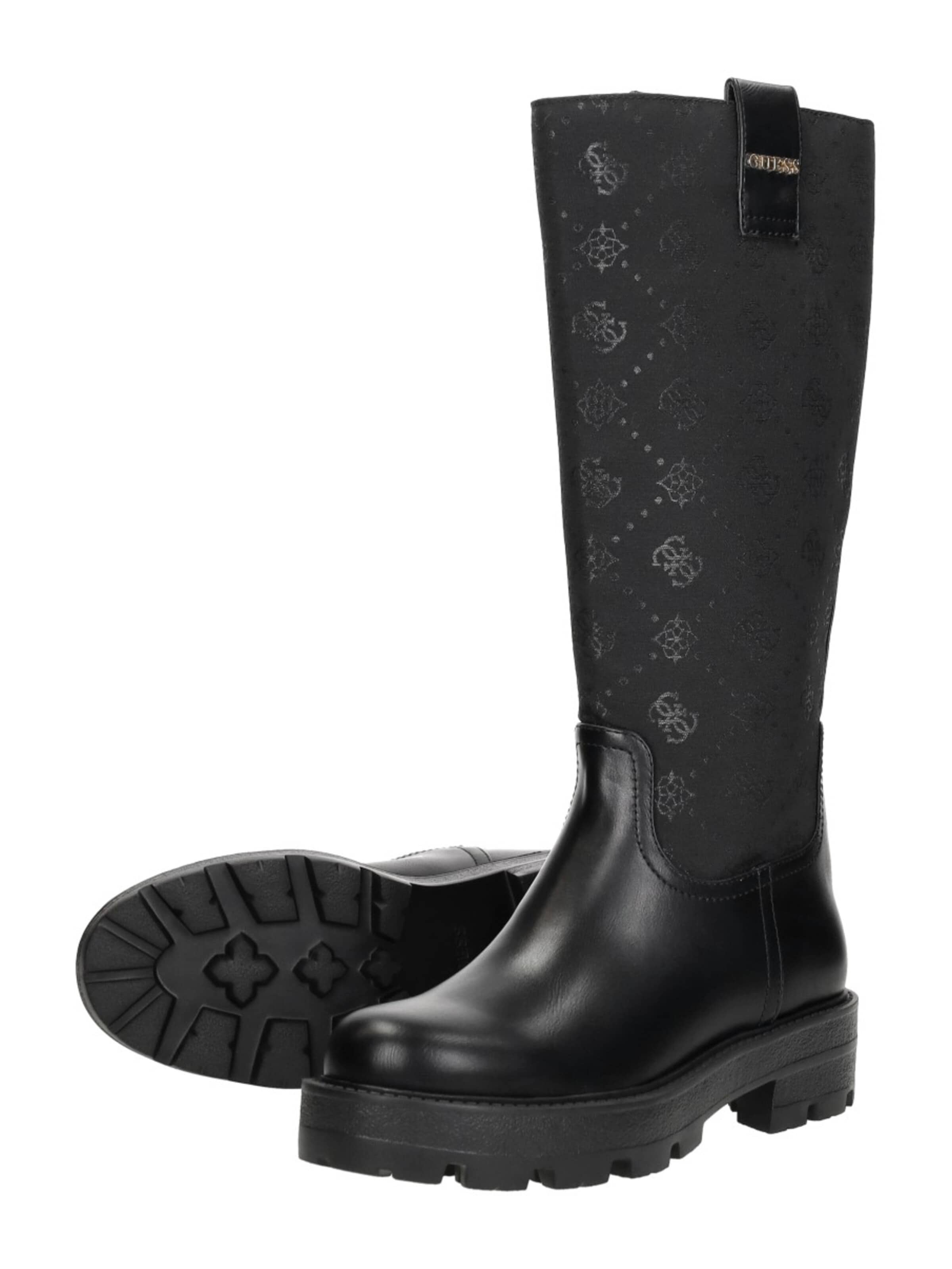 GUESS Boots 'Yannis'‌‌‌‌‌‌‌‌‌ in Schwarz
