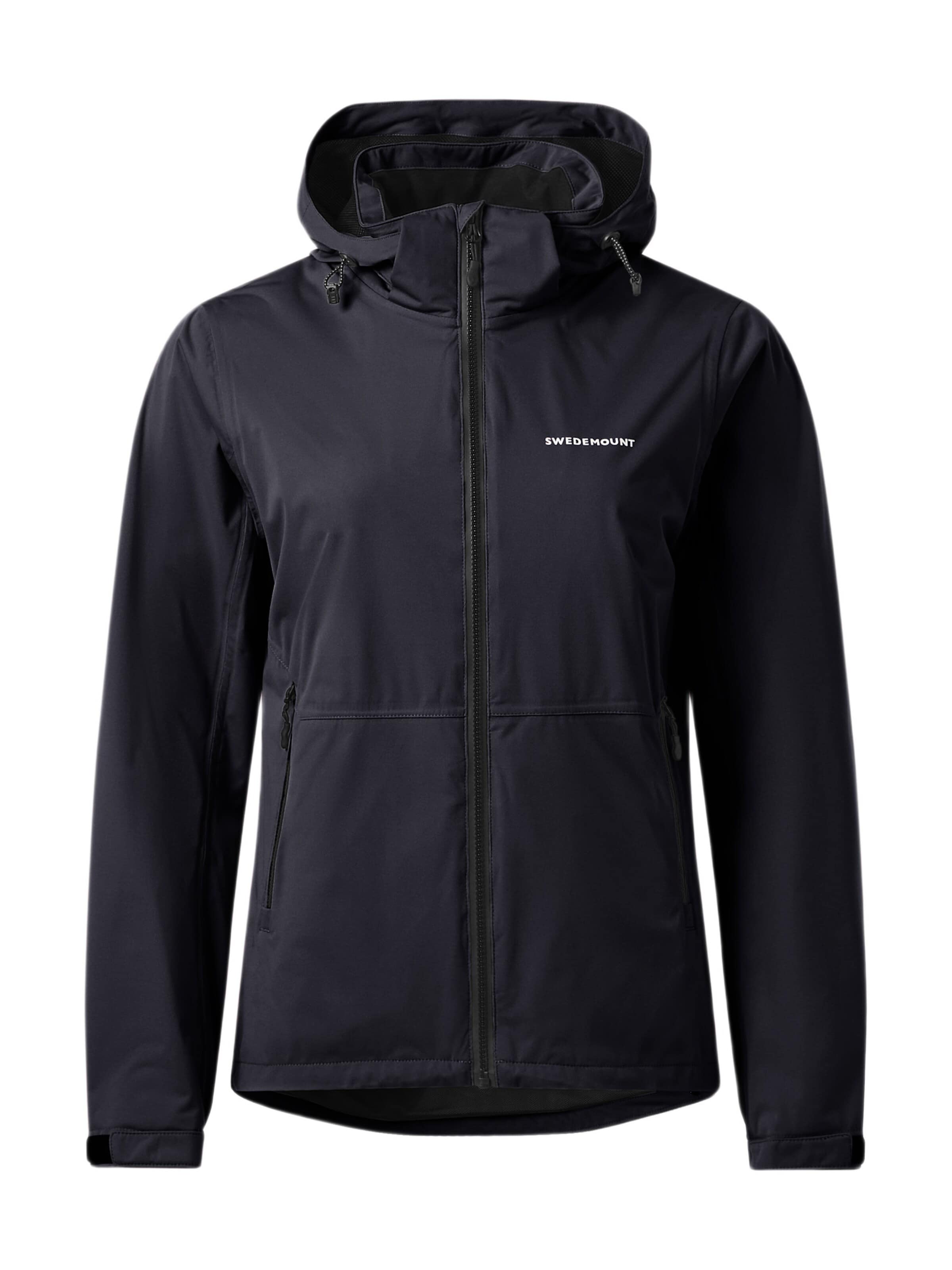 SWEDEMOUNT Outdoorjacke 'On Course'‌‌‌‌‌‌‌‌‌‌ in Schwarz: Vorderseite