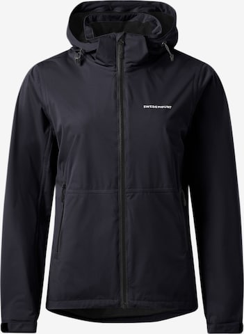 SWEDEMOUNT Outdoorjacke 'On Course' in Schwarz: Vorderseite