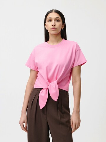 Tricou 'Tessy' de la LeGer by Lena Gercke pe roz: față