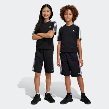ADIDAS SPORTSWEAR Regular Sports trousers 'Essentials 3-Stripes ' in Black