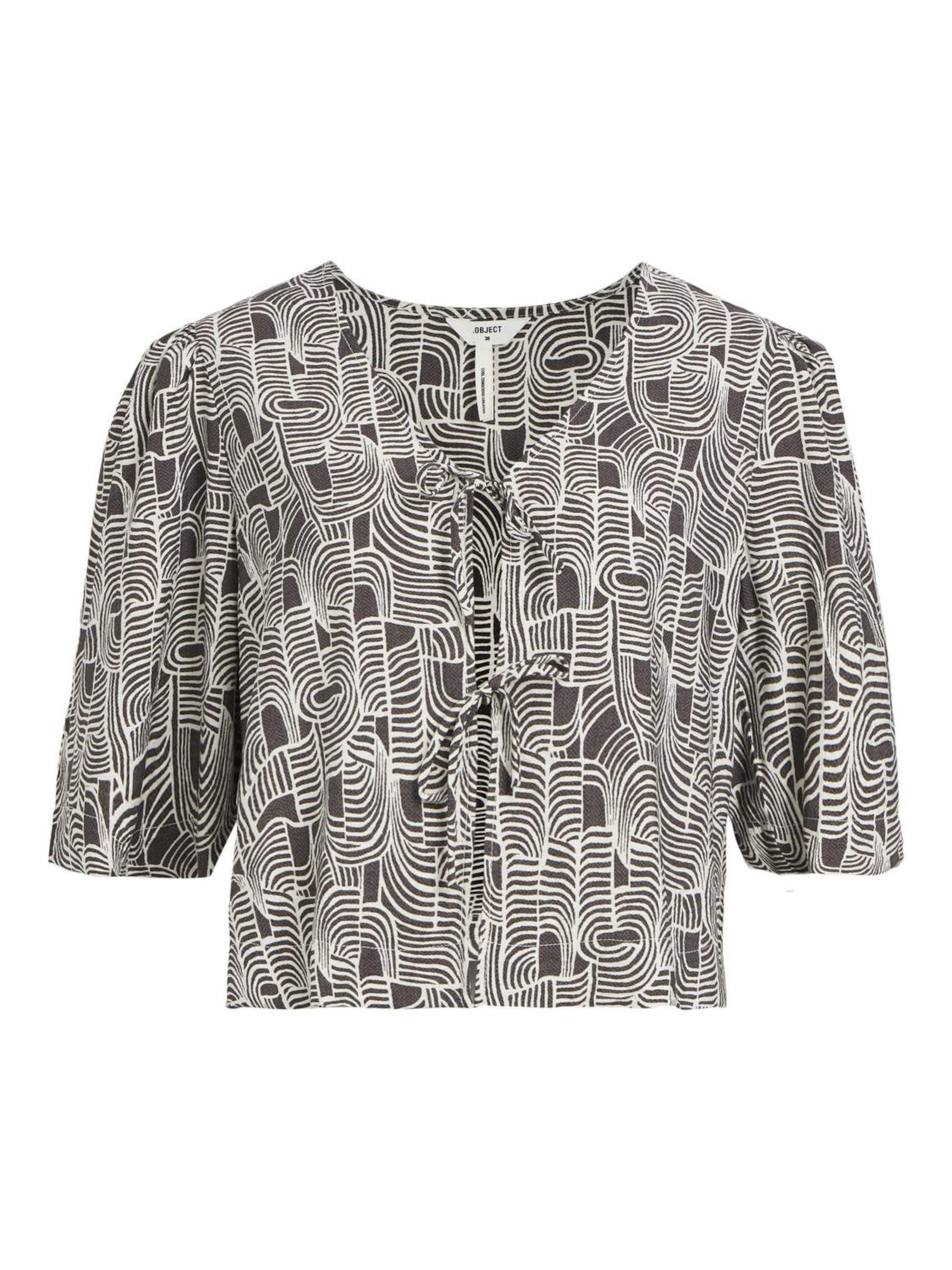 OBJECT Bluse 'Daya' i grå: forside