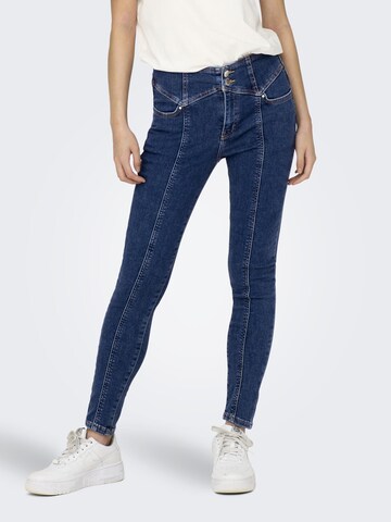 ONLY Skinny Jeans in Blauw: voorkant