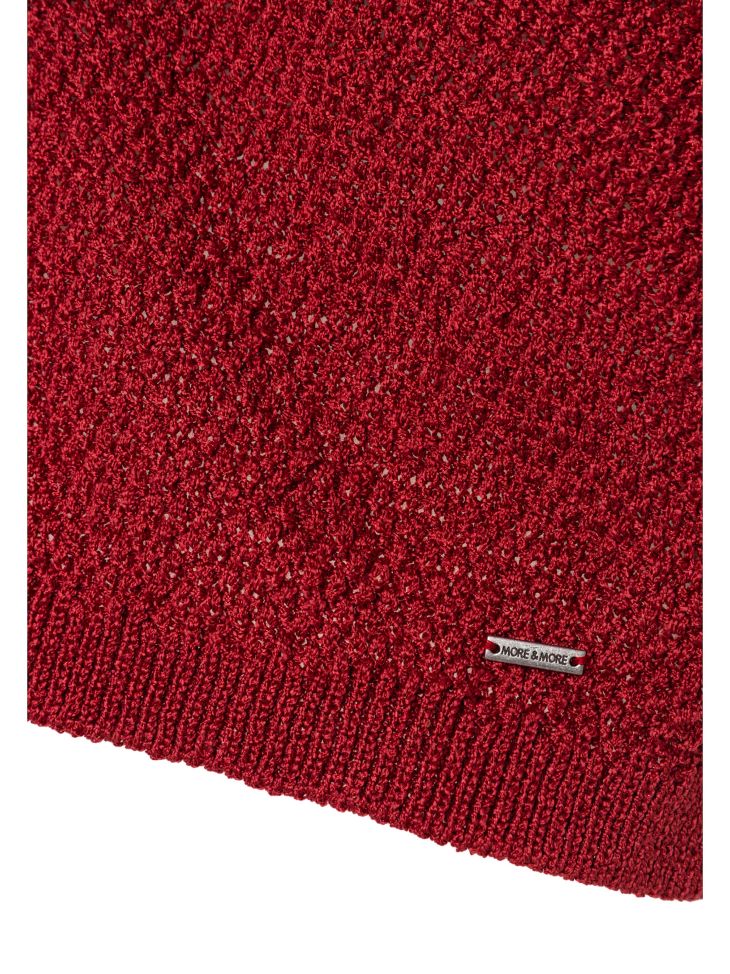 MORE & MORE Strickjacke in Rot