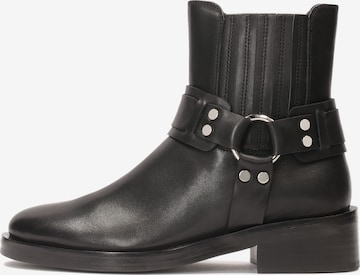 Kazar Bootie in Black: front