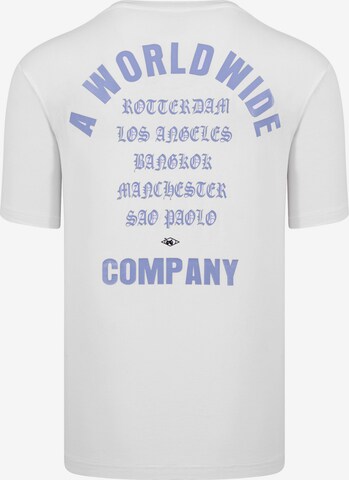 Maglietta 'Worldwide Company' di Unfair Athletics in bianco